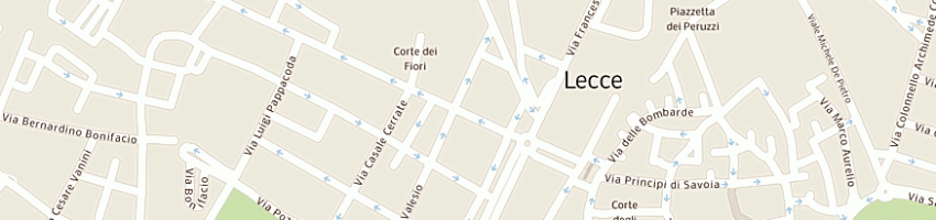 Mappa della impresa farmacia galizia a LECCE