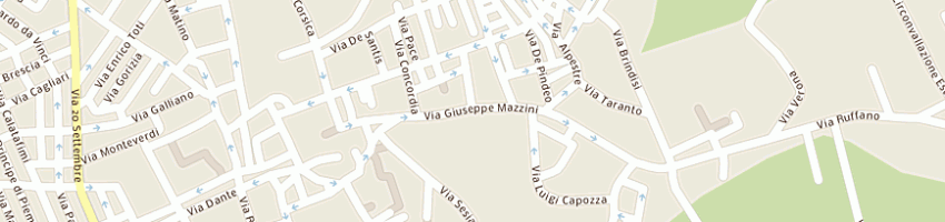 Mappa della impresa casto rocco a CASARANO