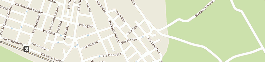 Mappa della impresa exclusive srl a CASARANO
