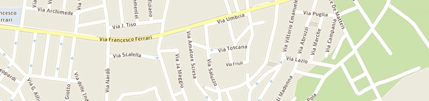 Mappa della impresa fragiva motoricambi snc di fracasso luigi a CASARANO