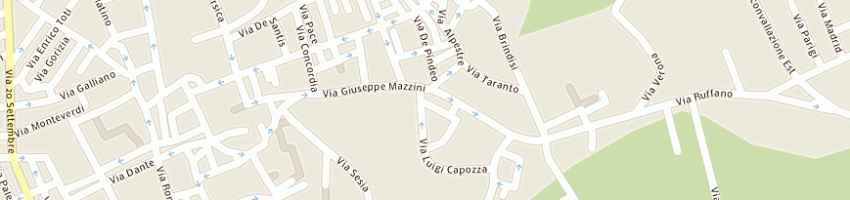 Mappa della impresa big c srl a CASARANO