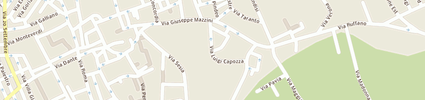 Mappa della impresa de masi emanuele a CASARANO