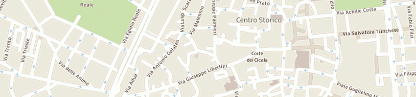 Mappa della impresa tracce di perrone fernando a LECCE