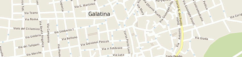 Mappa della impresa bardoscia nicola a GALATINA