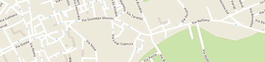 Mappa della impresa alfarano gabriele a CASARANO