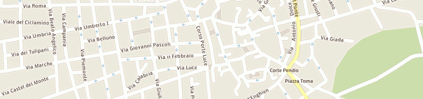 Mappa della impresa pubblidea di garzia antonio a GALATINA
