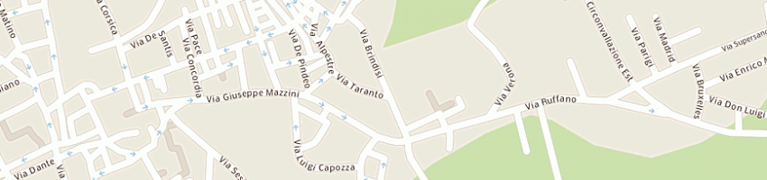Mappa della impresa uffici giudiziari a LECCE