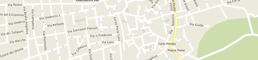 Mappa della impresa mellone donato a GALATINA