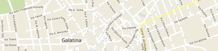 Mappa della impresa de pascalis valeria luce a GALATINA