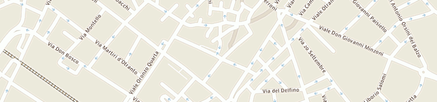Mappa della impresa bruno gabriele a LECCE
