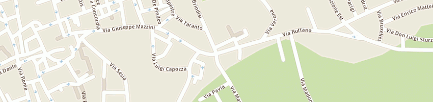 Mappa della impresa uffici giudiziari centralino a LECCE