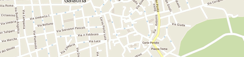 Mappa della impresa le tre grazie di garzia fiorenzo a GALATINA