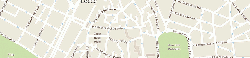 Mappa della impresa studio legale mormando avv vittorio associazione tra professionisti a LECCE