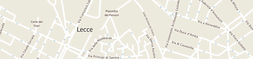 Mappa della impresa passaseo camilla a LECCE