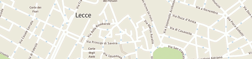 Mappa della impresa albergo patria palace hotel a LECCE