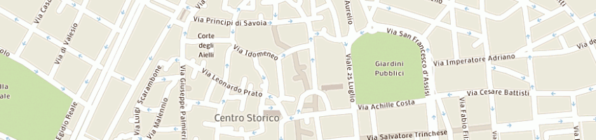 Mappa della impresa unicredit banca d'impresa a LECCE