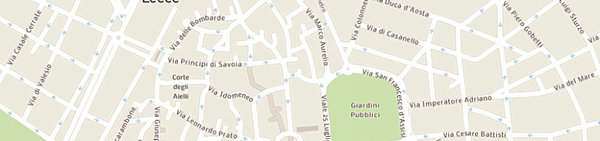 Mappa della impresa beni e servizi srl unipersonale a LECCE