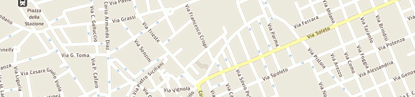 Mappa della impresa marra margherita a GALATINA