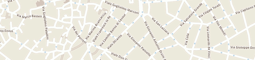 Mappa della impresa l'isola dei sogni di piccinno e povero a LECCE