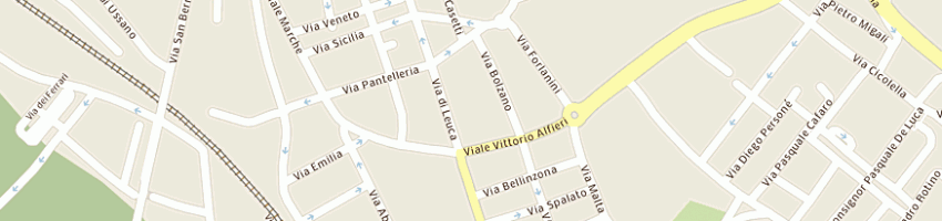 Mappa della impresa albergo grande albergo delle palme a LECCE
