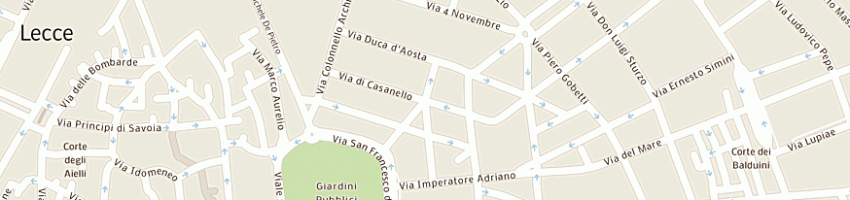 Mappa della impresa greco geom flavio e c sas a LECCE