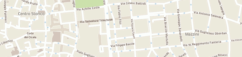 Mappa della impresa ristorante plaza srl a LECCE