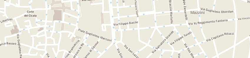 Mappa della impresa euro holding srl a LECCE