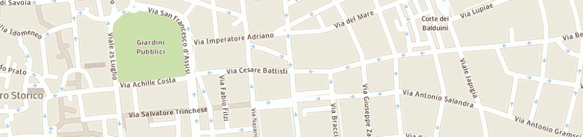 Mappa della impresa acqua srl a LECCE
