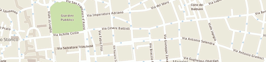 Mappa della impresa de mauro gaetano a LECCE