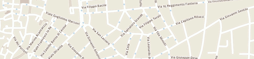Mappa della impresa planet office di invidia salvatore a LECCE