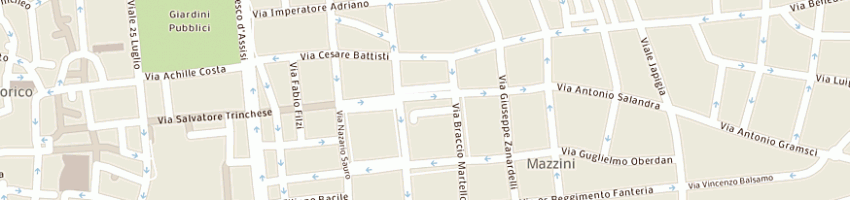 Mappa della impresa ferullo lag srl a LECCE
