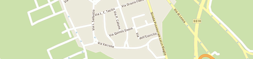 Mappa della impresa licheri mauro a LECCE