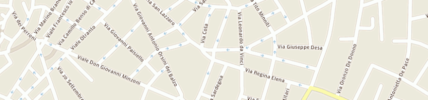 Mappa della impresa omicron srl a LECCE