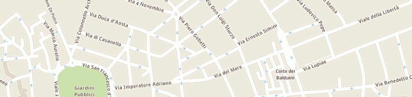 Mappa della impresa gavis di v galati a LECCE