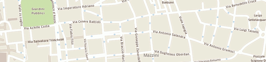 Mappa della impresa romoli giuseppe a LECCE