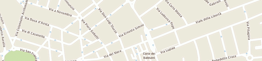Mappa della impresa flash back di bircaj ermelinda a LECCE