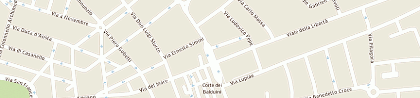 Mappa della impresa ecologia levante srl a LECCE