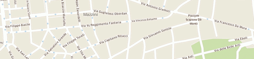 Mappa della impresa tabaccheria la fortuna di assenzio anna maria a LECCE