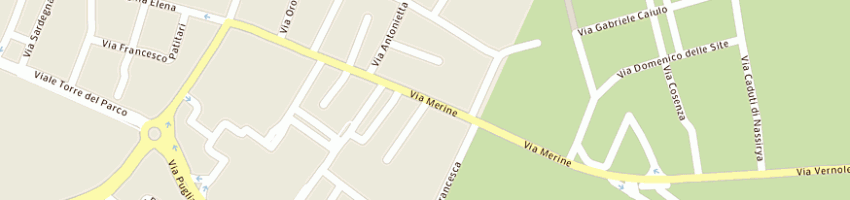Mappa della impresa la salento carni sas a LECCE