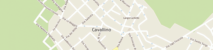Mappa della impresa osteria pizzeria carbinia di rollo fernando a CAVALLINO