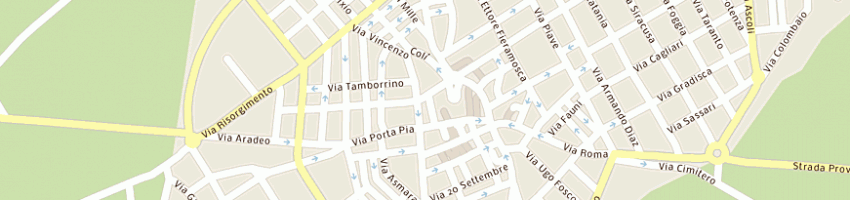 Mappa della impresa farmacia gorgoni dr antonio a CUTROFIANO