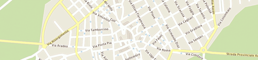 Mappa della impresa sanzico antonella a CUTROFIANO