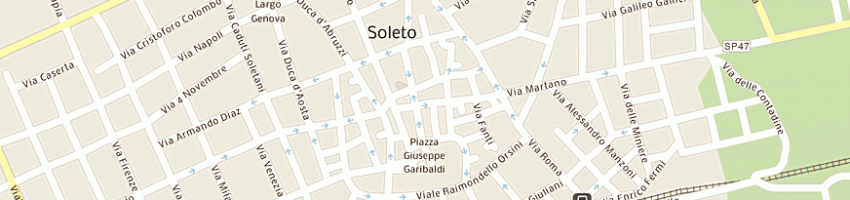 Mappa della impresa rizzo strade srl a SOLETO
