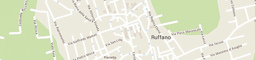 Mappa della impresa casa della scarpa di vincenti arturo a RUFFANO