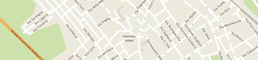 Mappa della impresa smoke shop di pepe michele a PRESICCE
