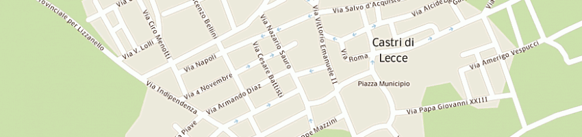 Mappa della impresa cudazzo salvatore a CASTRI DI LECCE