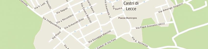 Mappa della impresa patronato enapa-confagricoltura a CASTRI DI LECCE