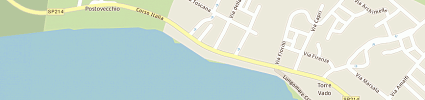 Mappa della impresa pro loco torre vado a MORCIANO DI LEUCA