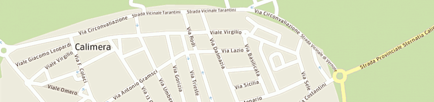 Mappa della impresa castrignano' luigi studio tecnico a CALIMERA
