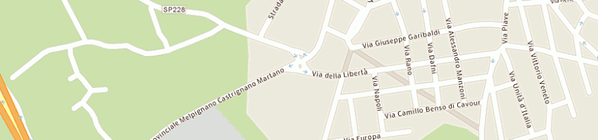 Mappa della impresa avantaggiato salvatore a MELPIGNANO